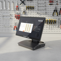 IMachine A2 15,6-дюймовый моноблок с сенсорным экраном, Windows 10/11, POS-терминал, металлический корпус, система кассового аппарата для ресторанов