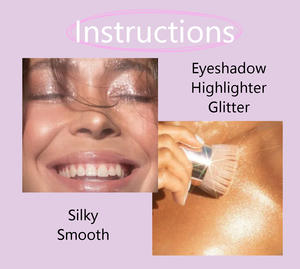 Hot New All-in-One 4-Color Pearlescent Powder Palette Highlighter Sombra de ojos y <span class=keywords><strong>maquillaje</strong></span> de rubor de contorno con acabado brillante - Product Image 2