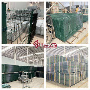 Cercado de flexión triangular 3D/Valla de alambre de malla soldada 3D/Marco de metal Panel de valla curvada de flexión 3D y puerta - Product Image 3