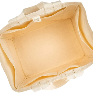 Borsa per Traslochi Grande e Resistente in Cotone 100%, Confezione da 3, Pieghevole con Tasche, Riutilizzabile per Trasporto e Stoccaggio - Product Image 4