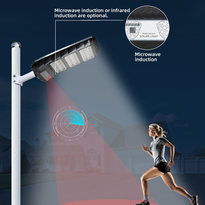 Lampu Jalan Panel surya 200 Watt, lampu jalan Led terintegrasi 12 jam - Product Image 3