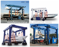 Grue de levage de bateau de pneu en caoutchouc de la Chine à vendre
