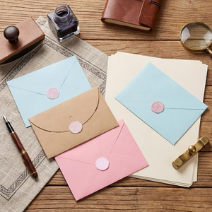 Sceaux de cire autocollants personnalisés en gros pour cartes postales et enveloppes - Product Image 5