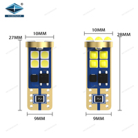 OEM-bombillas led t10 para coche, 12v, 24v, 194 canbus, interior, w5w, 3030 SMD, amarillo, accesorios de luces para coche