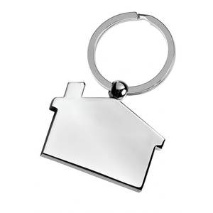 Customizable Metal Keychain House Fashion Vintage Cartoon Style Offset UV <b>Printing</b> <b>on</b> Alloy Zinc <b>Iron</b> Material with Custom Logo - Product Image 2