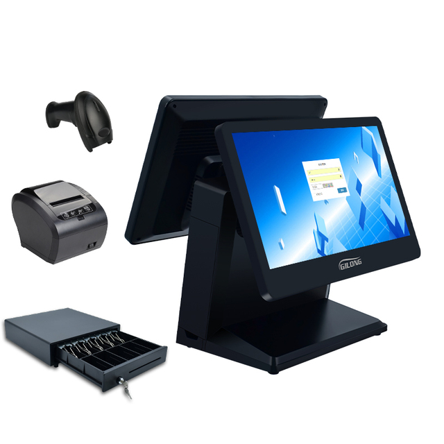 European Market Epos TPV Cashier Payment AIO Terminal Touch POS System