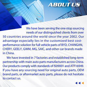 Chery Geely ขายส่งรถจีนอะไหล่รถยนต์ทั้งหมดคุณภาพสูงชิ้นส่วนยานยนต์สำหรับติดผนัง - Product Image 4