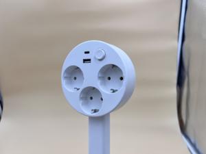 電気コンセントエクステンダースタンドデスク用,EU電気コンセントプラグウォールアウトレットエクステンダーエクステンダーウォールソケット - Product Image 5