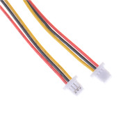 SH 1.0mm 3 broches JST Mini Micro Double connecteur prise fils câbles 100MM