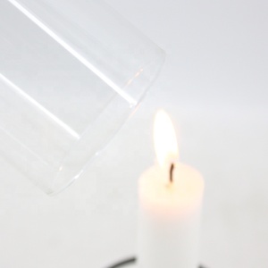 Wholesale Custom <strong>Candle</strong> <strong>Holder</strong> Home Decoration Metal Hurricane Taper <strong>Candle</strong> <strong>Holder</strong> Tall Glass Pillar <strong>Candle</strong> <strong>Holder</strong> - Product Image 5