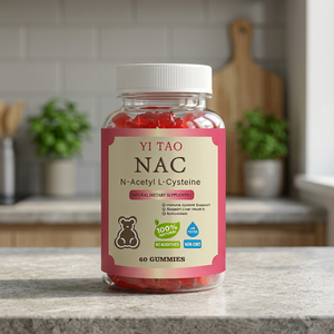 กัมมี่ NAC N-อะซีทิลซิสเทอีน แบรนด์ส่วนตัว (OEM) อาหารเสริมเสริมภูมิคุ้มกัน ขนาด 600 มก. และ 1000 มก. - Product Image 1