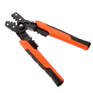 <b>Wire</b> Crimping And Stripping Pliers 8 Inch Carbon Steel <b>Wire</b> Size 10 Awg Front Entry Diy Electrician Tool - Product Image 4