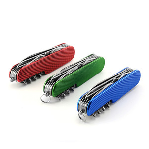 Couteau suisse en acier inoxydable, couteau utilitaire pliable multifonction, mini-couteau de poche, outil de survie en plein air, outil de repas - Product Image 2