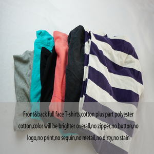 Stracci Industriali 100% Riutilizzati in Cotone, Ritagli di Tessuto Assortiti, Stracci Colorati <span class=keywords><strong>per</strong></span> Pulizia - Product Image 3