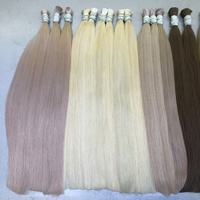 Extensions de cheveux vierges lisses de 40 pouces en gros, 613 blond russe, cuticules alignées, mèches de cheveux humains bruts, fournisseur