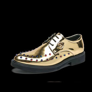 Chaussures Oxford de mariage de luxe pour hommes en cuir véritable personnalisé de style rétro, formelles, italiennes, en cuir de vachette pleine fleur - Product Image 3