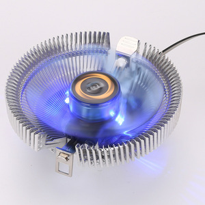 <b>Cpu</b> Cooler 120x120x25mm Blue Led Aluminum <b>Heatsink</b> 2800 Rpm Fluid Bearing 3pin 4pin For Processor Cooling - Product Image 2