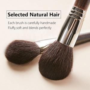 Bộ cọ trang điểm chuyên nghiệp FYD <span class=keywords><strong>24</strong></span> chiếc lông dê cao cấp kèm hộp đựng gỗ, số lượng đặt hàng tối thiểu thấp - Product Image 2