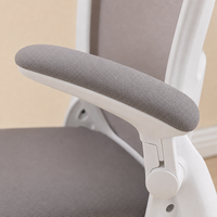 Chaise de bureau ergonomique à dossier haut en maille, directement de l'usine, pour immeuble de bureaux, avec appui-tête 3D réglable