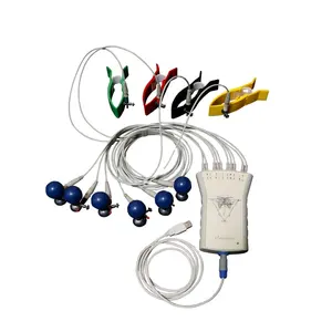 12 lead Rest ECG kabel elektroda elektrokardiogram mesin harga