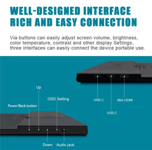 Nouvel écran d'extension pour ordinateur portable 14 pouces, moniteur portable double, deuxième écran, moniteurs portables de voyage pour ordinateur portable - Product Image 3