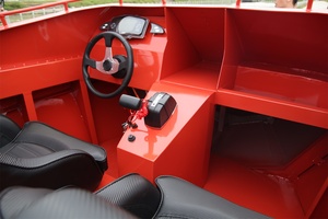 Barco de aluminio de 4m de eslora con cabina ancha y protección envolvente, embarcación deportiva de carreras a motor en venta - Product Image 1
