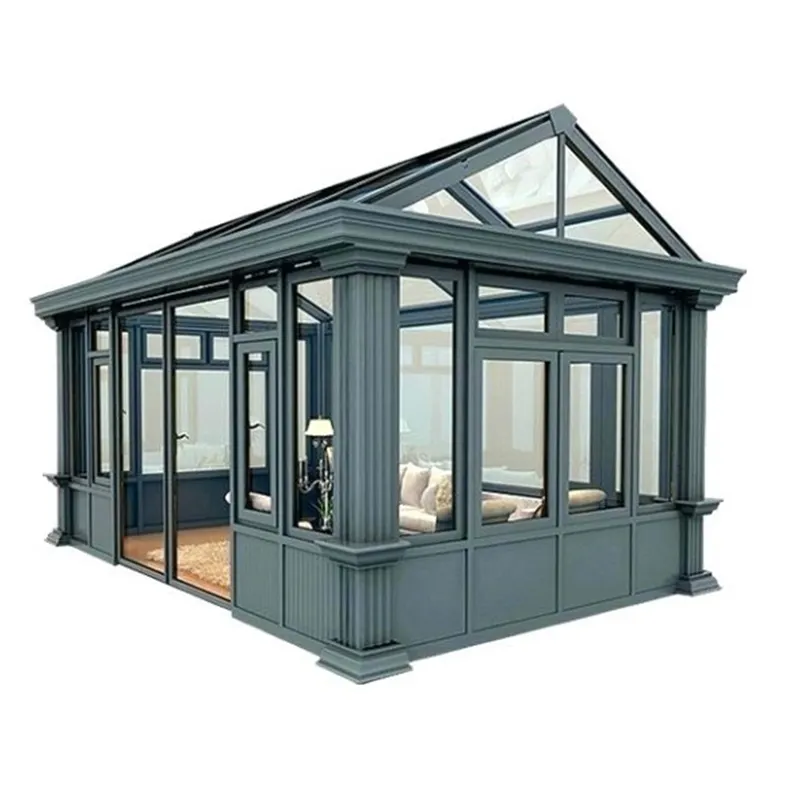 Для зимнего сада из алюминиевого сплава Low-E Glass Sun Room Glass House