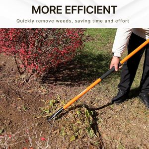 57 inci tugas berat kebun cangkul serat kaca tahan lama menangani Scythe dengan pegangan panjang untuk penyiangan dan berkebun - Product Image 4