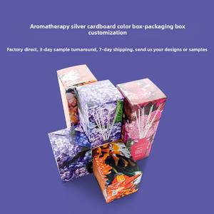 Personalización de cajas, cartón blanco dorado y plateado, fabricante de cajas plegables de color para artículos de uso diario, pedido mínimo en pequeños lotes - Product Image 2