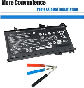 การเปลี่ยนแบตเตอรี่แล็ปท็อป TE03XL สำหรับ HP Pavilion <span class=keywords><strong>15</strong></span> <span class=keywords><strong>Omen</strong></span> <span class=keywords><strong>15</strong></span>-BC015TX <span class=keywords><strong>15</strong></span>-BC000 <span class=keywords><strong>15</strong></span>-AX033DX <span class=keywords><strong>15</strong></span>-AX000 Series โน๊ตบุ๊ค849910-850 - Product Image 5