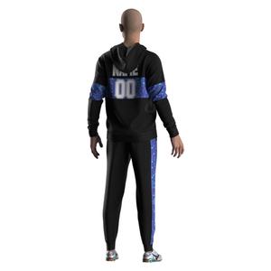 Ensemble de survêtement de rugby pour hommes, nouveau design, à manches courtes, avec sweat-shirt et pantalon de survêtement, pour l'entraînement sportif et la mode - Product Image 6