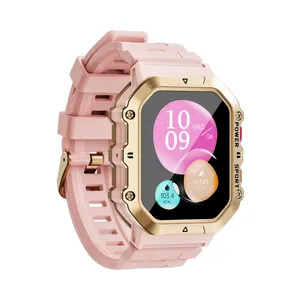 Lady Pink Smart Watch AMOLED Mujer Rose Gold Reloj deportivo Fitness Outdoor BT Call Gift Mujer Smartwatch