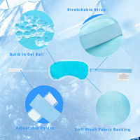 Masque oculaire réutilisable en gel rafraîchissant anti-stress et anti-fatigue KB avec tailles personnalisées