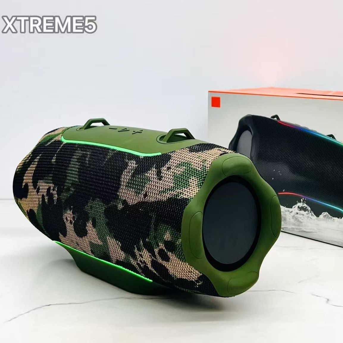 New Cross-border XTREME5 Portable BT Speaker With Shoulder Strap Outdoor Heavy Bass LED Subwoofer Wholesale Stereo Audio · image 3