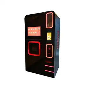 automatic instant drink tea soup mini hot and ice coffee vending machine with cash credit card coin acceptor cappuccino coffee