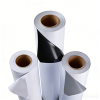 Vinilo Autoadhesivo de PVC Imprimible, Blanco Brillante Mate, para Impresión con Tinta Eco-solvente, UV y Látex, para Ventanas de Automóviles, Carteles Publicitarios