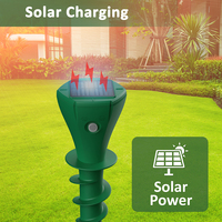 Répulsif à taupe à énergie solaire de haute qualité avec technologie de vibration pour une utilisation en extérieur Repousse les taupes Gophers Chipmunks et serpents