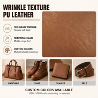 Tissu en cuir PU texturé premium 1,2 mm, largeur 52 pouces, couleurs personnalisées pour sacs à main, chaussures, portefeuilles, ceintures – Vente en gros