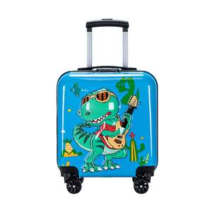 Caja de viaje de cartón bonita con logotipo de diseño personalizado al por mayor, Maleta de viaje ABS de 18 pulgadas, maleta para <span class=keywords><strong>adolescentes</strong></span>, funda de viaje para niños - Product Image 4