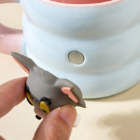 Mug de dessin animé Tom et Jerry, tasse à eau en céramique finition brillante avec décoration magnétique de dessin animé pour le bureau et la maison