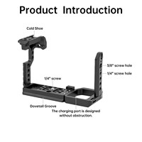 Offre Spéciale professionnel de haute qualité en alliage d'aluminium FX3FX30A Kit de Cage vidéo pour appareils photo reflex numériques coque de protection et accessoire de support