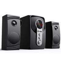 Sistema de Audio para el Hogar, Altavoces Multimedia 2.1 para Computadora de Escritorio, Sistema de Cine en Casa con Subwoofer, Altavoces Bluetooth con Woofer
