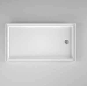 Base de <span class=keywords><strong>douche</strong></span> rectangulaire en acrylique blanc moderne antidérapante pour hôtel, avec installation facile et garantie de 5 ans - Product Image 3