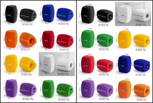 ロゴプリント軽量プラスチックマイクフォームボックス大型ワイヤレスマイクノイズキャンセリング防風スポンジキャップVlogインタビューライブ用 - Product Image 5