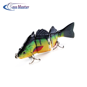 Bassmaster salmonete <span class=keywords><strong>vivo</strong></span> atraer señuelo de plástico articulado de señuelo de pesca artificial pesca de lubina <span class=keywords><strong>cebo</strong></span> - Product Image 1