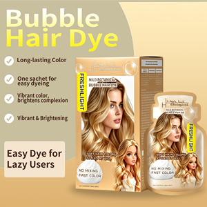 Set di 10 Bustine di Shampoo Colorante per <span class=keywords><strong>Capelli</strong></span> ODM da 30ml per Uomo e Donna, Uso Domestico, Tintura per <span class=keywords><strong>Capelli</strong></span> a Bolla Vegetale - Product Image 4