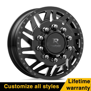 Roues <span class=keywords><strong>American</strong></span> Force H02 <span class=keywords><strong>SIEGE</strong></span> DRW, 2 pièces, forgées, roues arrière doubles, 22-30 pouces, 10x285.75, compatibles avec Ford F450 Ram 3500, pick-up lourd - Product Image 2