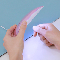 U7 SAFENG, venta al por mayor, ratón portátil holográfico, lámpara LED UV para uñas, secador de uñas, Cable USB, Mini lámpara LED para uñas, venta al por mayor