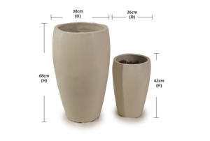 Maceta de Cerámica Moderna de Lujo Ecológica con Esmalte Inspirado en Mármol, Drenaje Transpirable, Macetero de Piso - Product Image 4