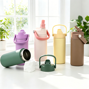 Custom Logo Versatile Eco-friendly Reusable Cup 14oz Stainless Steel double wall vacuum insulated kids bottle - Product Image 1